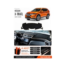 Nissan X-trail 2013-2020 Uyumlu Torpido Koruma, Torpido Örtüsü, Torpido Kılıfı - Siyah-bej - Nı020