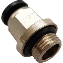 History Pnömatik Metal Düz Erkek Rekor 1/4" 4mm 10 Adet