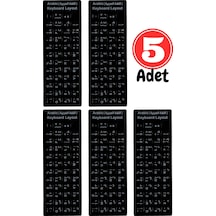 Mn6 Map01 Arapça Klavye Etiketi/silinmez-5 Adet/notebook-pc Uyumlu/arapça Klavye Sticker