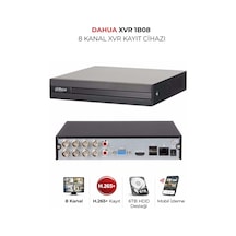 Xvr1b08ı-t Dvr 8 Kanal Kamera Kayıt Cihazı Wizsense Akıllı Analiz