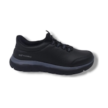 Zerhan Best Of 2012 Erkek Siyah Çorap Model Hafif Taban Şık Loafer Spor Ayakkabı Siyah
