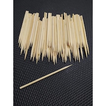 Ahşap Bambu Silindir Maket Çubukları 5 MM 12 CM 150 Adet