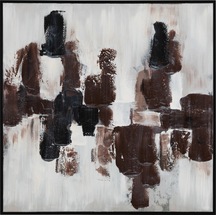Pulse Çerçeveli Yağlıboya Tablo 100x100 Cm