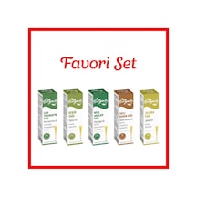 Favori Yağ Seti Çam Terebentin,kekik,misk Adaçayı,tatlı Badem,jojoba 20 Ml 5'li Set Damlalıklı