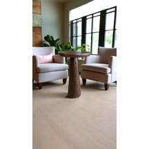 Modern Doğal Ahşap Mantar Sehpa Tekli Ceviz Renk Yan Sehpa