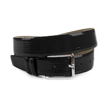 Deepsea Siyah Klasik Suni Deri Erkek Kemer 1701351 Siyah