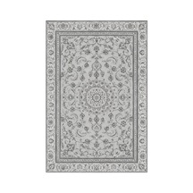Kartela Halı Suma Halı Jüt Taban Dokuma Halı Açık Gri - 100 X 150 Cm