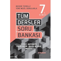 7. Sınıf Tüm Dersler Soru Bankası Beceri Temelli