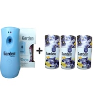Garden Oda Kokusu Otomatik Makine + Oda Sprey Menekşe Tropik Çiçek Bahar Esintisi 260 Ml X 3 Adet Menekşe