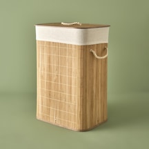 Bella Maison Fonte Bambu Çamaşır Sepeti Naturel 40 x 30 x 61 CM