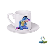 Eeyore Türk Kahvesi Fincanı 0122 Beyaz