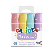 Pastel Marker 4'lü Çok Renkli
