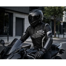 Scoyco Jk153 Motosiklet Montu Deri 4 Mevsim Oxford 600-d Dayanıklı Kumaş Motorcu Mont Black