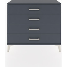 Arges Şifonyer 4 Çekmeceli 88x30x80 Antrasit-antrasit Antrasit