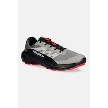 Salomon Alphaglıde Cloudburst/black/fiery Red Erk Patika Koşusu Ayakkabısı L48000800 Gri