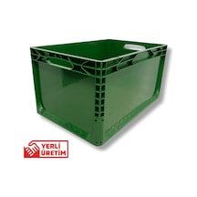 Alpbx 1.kalite Yeşil Plastik Kasa 60x40x32 Cm - Kutu 65 Litre