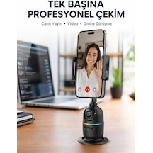 Canlı Yayın Ve Video Çekimleri İçin Otomatik Yüz Takipli Masaüstü Gimbal Yeni Nesil Diğer