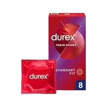 Durex Prezervatif 8'li Yakın Hisset - İnce Ve Standart Fit 4'li Avantaj Paketi - 4 Adet Tarı