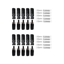 Ss04 Fotovoltaik Güneş Paneli Konnektör Seti 1000v 30a Ip67 Ul-94v0 Ce Sertifikalı 10