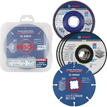 Pro 125 Mm X-lock Kesme Ve Flap Zımpara Set, 5li - 2608619374