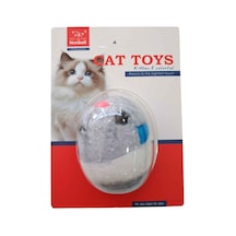 Nunbell Kedi Oyuncağı Çek Bırak Peluş Fare