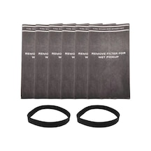 Topnotch 8 Adet Islak Kuru Filtre Torbası 2-2.5 Galon Vakumlar İçin - Güçlü Temizleme