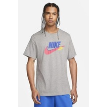 Nike Sportswear Festival Futura Erkek Gri Pamuklu Tshirt 001