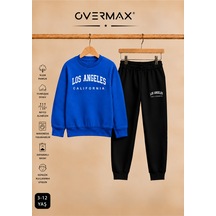 Saks Mavi Üst-siyah Alt