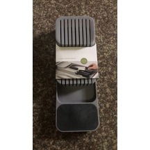 Dianziye Gri Mutfak Bıçak Düzenleyici, Çekmecelik Bıçak Konteyneri, Dayanıklı Malzeme, Evde Kullanımı İçin Pratik Bıçak Tutucu Gri