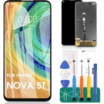 Huawei Uyumlu Nova 5t Lcd Ekran Dokunmatik Çıtasız
