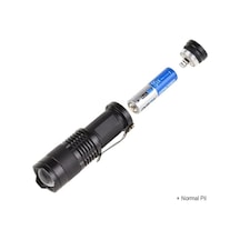 Mini Güçlü Şarjlı Pilli El Feneri Wt-304 Açık Kırmızı