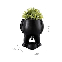 Pazly İlginç Çiş Yapan Saksı - 19cm Çiçek Saksısı, Komik Bahçe Aksesuarı