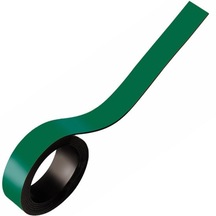 Yazılabilir Şerit Mıknatıs Magnet Yeşil - 20 Mm Genişlik- 2 METRE