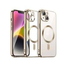 Apple İphone 15 Kılıf Kross Magneticsafe Kapak - Gold Çok Renkli