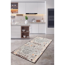 Fıncan Ekru Djt 120X180 Cm Mutfak Halısı