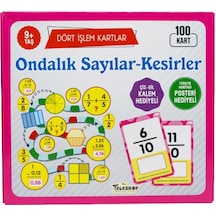 9 Yaş Ondalık Sayılar Kesirler Dört İşlem Kartlar Teleskop Popüler Bilim