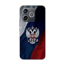 Honor 600 Uyumlu Rusya Arması Baskılı Silikon Kılıf Renkli