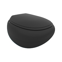 Bocchi Strata Asma Rimless Klozet Mat Siyah Kapak Dahil 1412-004-0128 Çok Renkli