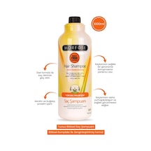 Morfose Besleyici Bitkisel Şampuan - Tuzsuz Formül, Tüm Saç Tipleri İçin Keratin Ve Buğday Proteini, 1000 Ml
