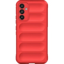 Newface Samsung A56 Kılıf Optimum Silikon - Kırmızı