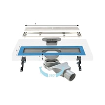 Sukar Duş Kanalı Line 2 Plaın Izgara 80 Cm 1154-1038023-01