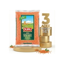 Duru Kırmızı Futbol Mercimek 3x1 Kg