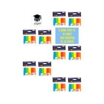 5 Renk Post-it 10 Paket Her Renkten 25 Er Sayfa
