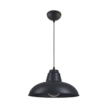 Sıdney Büyük 32 Cm Çap Retro Rustik Model Salon - Mutfak - Cafe Tekli Sarkıt Avize Diğer