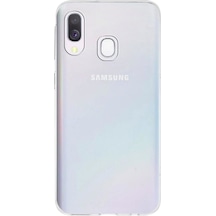 Samsung Galaxy Uyumlu A40 1mm Silikon Şeffaf Kapak
