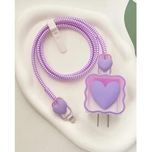 Şarj Koruyucu Kılıf Seti İthalatçı Garantili Belirtilmemiş Belirtilmemiş Mor