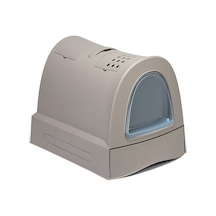 Imac - 8 - Zuma Torbalı Kapalı Kedi Tuvaleti - Muratech - Bej 56x40x42,5cm