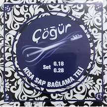 Çöğür Cgr18 Kısa Sap Saz Teli 0.18 Takım Bağlama Teli