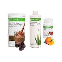 Başlangıç Set V2 Çikolatalı Shake Aloe Konsantre Bitkisel Çay Şeftali 50gr