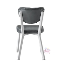 Esinti Metal Sandalye Renkli Ayak 4 Lü Set Cafe,restaurant,mutfak,salon,yemek Odası Sandalyesi 001